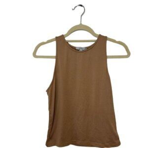 Gaze Size Medium Women's Tan Tank Top